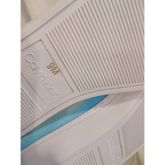 CALVIN KLEIN Women's Multi Color Rainbow  GIGI High Top Sneakers 9M - Picture 9 of 10